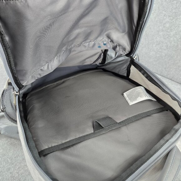 The North Face Jester Backpack White Metallic Melange Grey